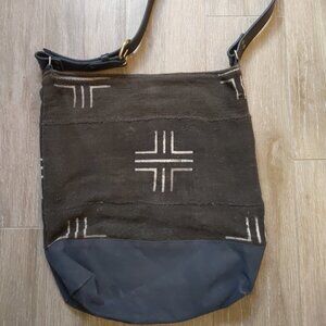 Jenna Bee Free People mudcloth BAG handmade tote